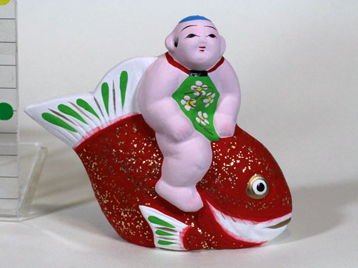鯛乗り童子/伏見人形(京都)